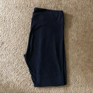 Lularoe Tall & Curvy Solid Black Leggings